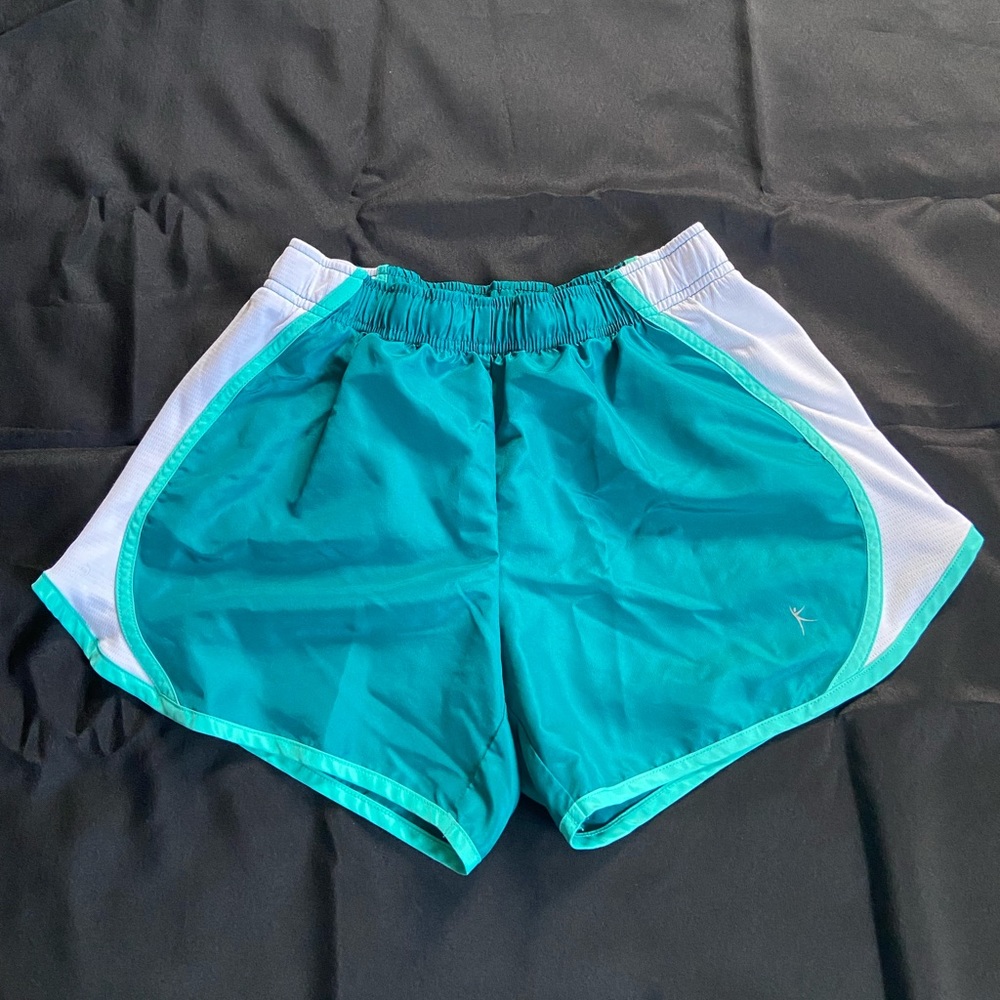 Blue athletic shorts
